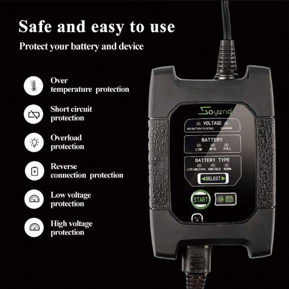 12V 4A Autobatterieladegerät - CK12