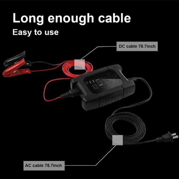 12V 4Amp Car Battery Charger - CK12