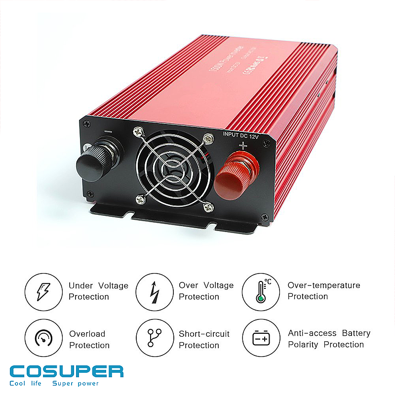 1500W Power Inverter for Car Cosuper