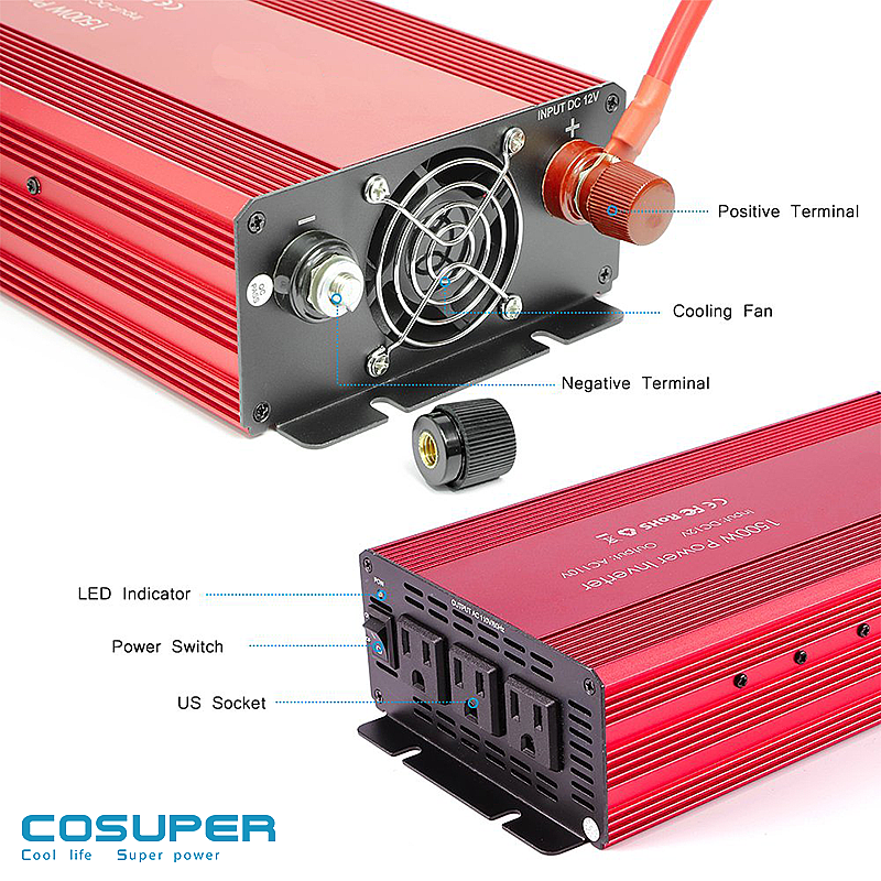 1500W Car Power Inverter